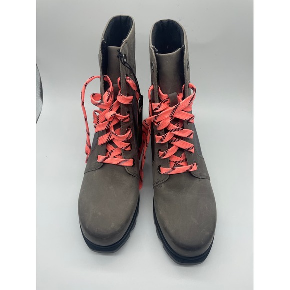 NWT Sorel Joan of Arctic Waterproof Wedge III Lexie Bootie Quarry Sz 9.5 Grey - Picture 6 of 13